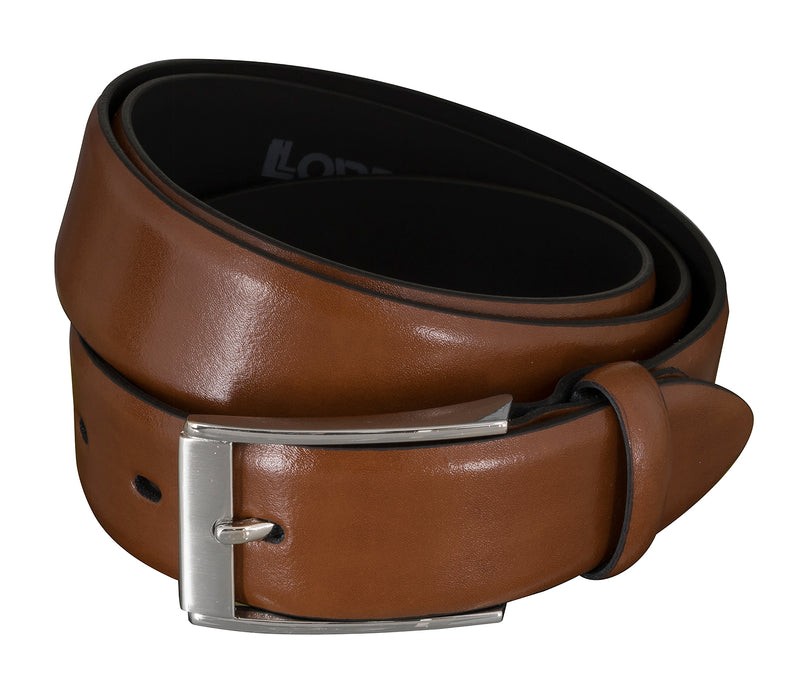 LLOYD Men's Belts − Gürtel - Herrengürtel - Ledergürtel- Cognac