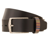LLOYD Men's Belts − Gürtel - Herrengürtel - Vollrindleder - Schwarz