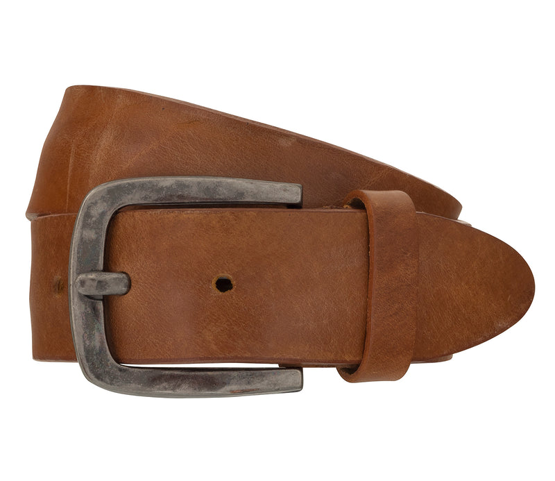 LLOYD Men's Belts − Gürtel - Herrengürtel - Ledergürtel - Cognac