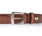 LLOYD Men's Belts − Gürtel - Herrengürtel - Ledergürtel - Cognac