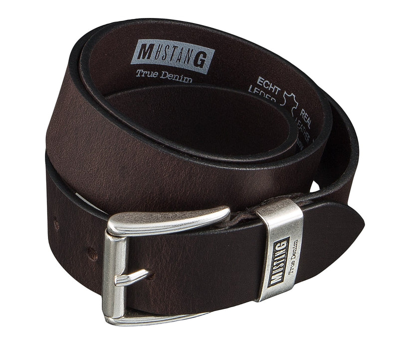 Mustang − Gürtel - Herrengürtel - Ledergürtel - Braun