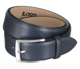 LLOYD Men's Belts − Gürtel - Herrengürtel - Ledergürtel - Marine/Blau