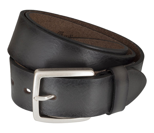 LLOYD Men's Belts − Gürtel - Herrengürtel - Ledergürtel - Grau