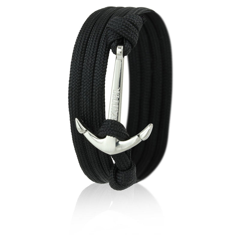 Skipper - Anker-Armband - mit Schwarzem Anker