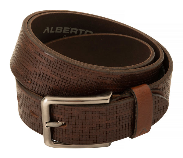 ALBERTO − Gürtel - Herrengürtel - Braun