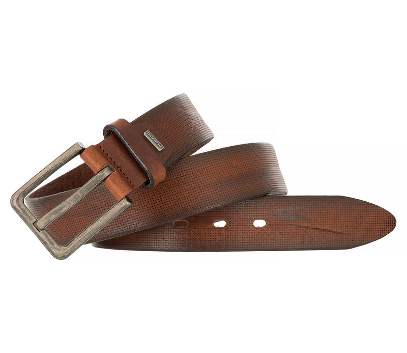 ALBERTO − Gürtel - Herrengürtel - Cognac