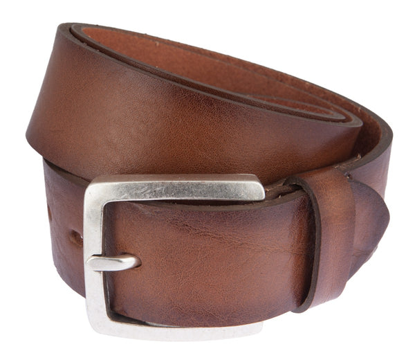 LLOYD Men's Belts − Gürtel - Herrengürtel - Ledergürtel - Cognac