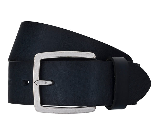 LLOYD Men's Belts − Gürtel - Herrengürtel - Ledergürtel - Blau