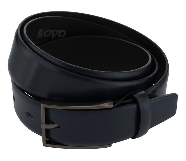 LLOYD Men's Belts − Gürtel - Ledergürtel - Blau