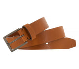 LLOYD Men's Belts − Gürtel - Herrengürtel - Ledergürtel - Cognac