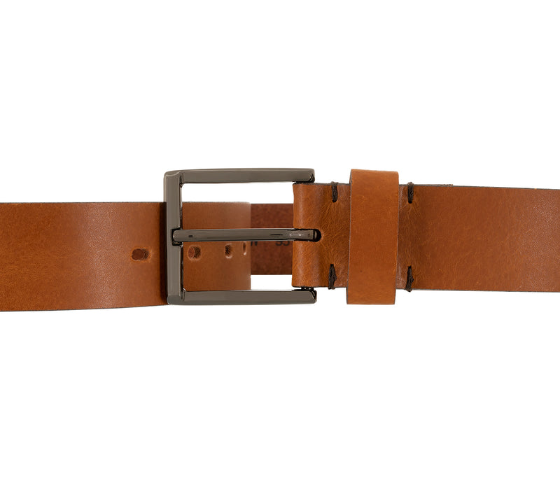 LLOYD Men's Belts − Gürtel - Herrengürtel - Ledergürtel - Cognac