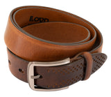 LLOYD Men's Belts − Gürtel - Herrengürtel - Vollrindleder - Beige