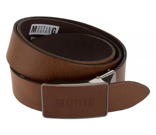 Mustang − Gürtel - Herrengürtel - Ledergürtel - Cognac