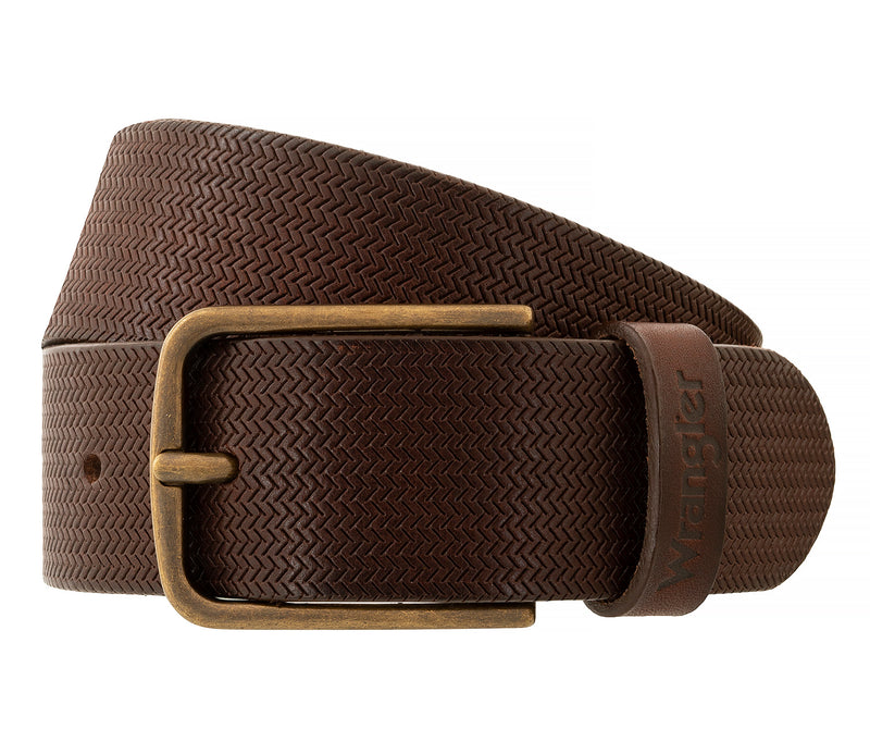 Wrangler − Gürtel - Herrengürtel - Ledergürtel - Braun