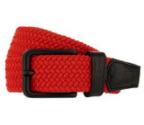 Camel Active − Gürtel - Herrengürtel - Textilbandgürtel - Schwarz/Rot