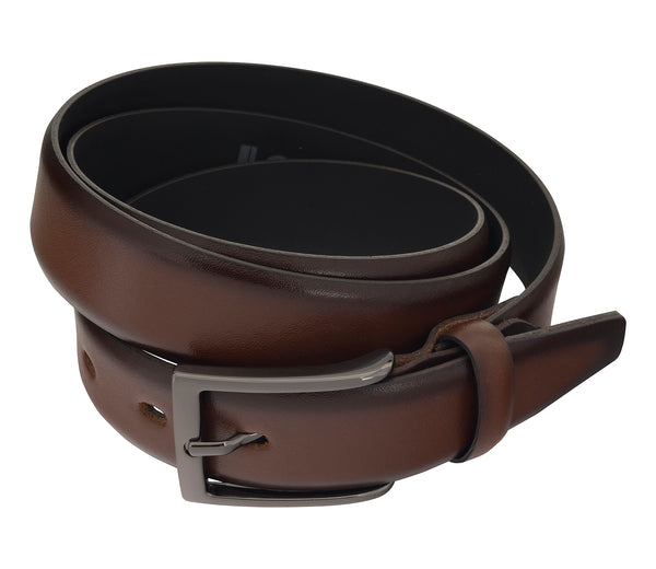 LLOYD Men's Belts − Gürtel - Herrengürtel - Ledergürtel - Brandy