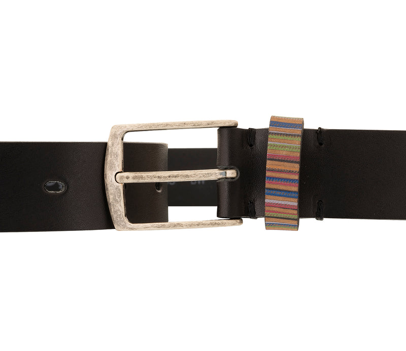 LLOYD Men's Belts − Gürtel - Herrengürtel - Vollrindleder - Schwarz