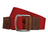 GOLF-Belts − Gürtel - Herrengürtel - Textilgürtel - Rot
