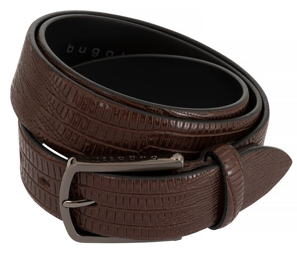 bugatti − Gürtel - Herrengürtel - Rindleder - Braun