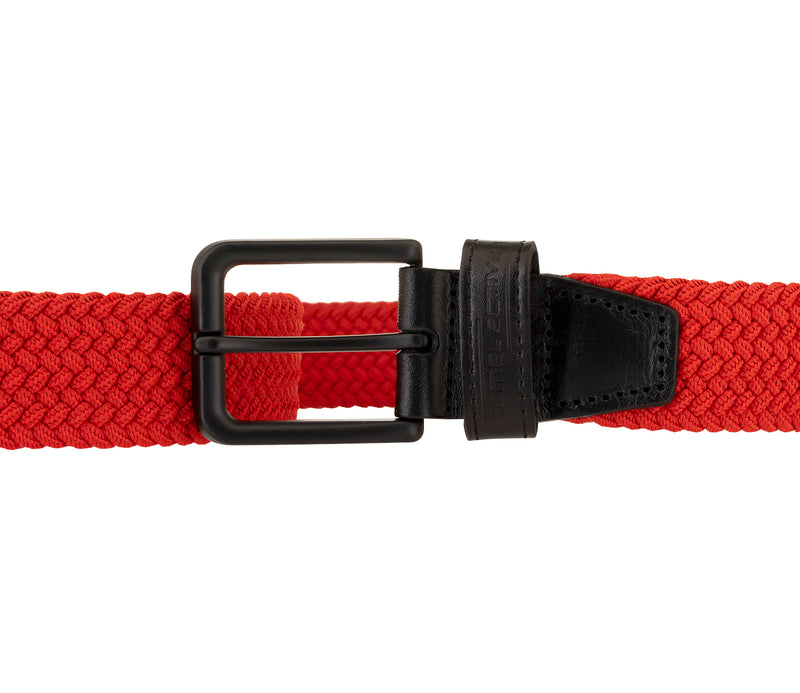 Camel Active − Gürtel - Herrengürtel - Textilbandgürtel - Schwarz/Rot