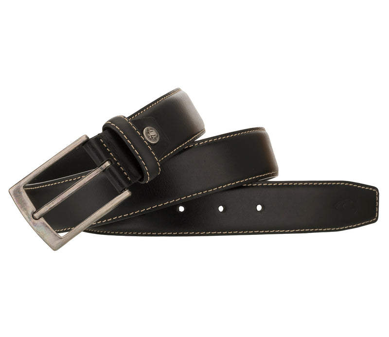 Camel Active − Gürtel - Herrengürtel - Ledergürtel - Schwarz