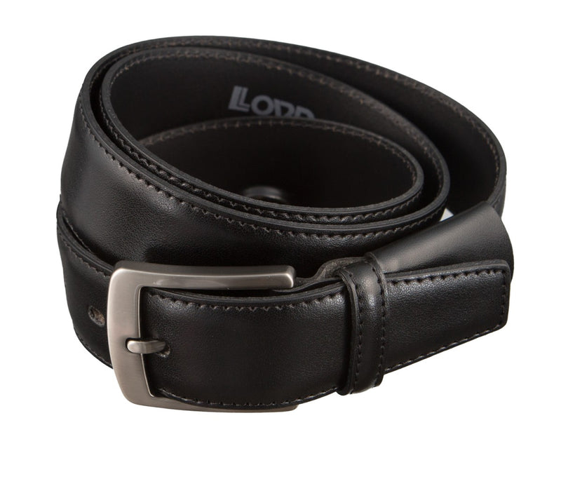LLOYD Men's Belts − Gürtel - Herrengürtel - Ledergürtel - Schwarz
