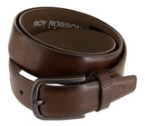 ROY ROBSON − Ledergürtel - Herrengürtel - Braun