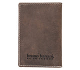 bruno banani − Kreditkartenetui - Visitenkartenetui - Ausweisetui - Darkbrown